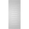 Ekena Millwork Vertical Surface Mount PVC Gable Vent: Functional, w/ 3-1/2"W x 1"P Standard Frame, 16"W x 38"H GVPVE16X3801SF - alternate 5